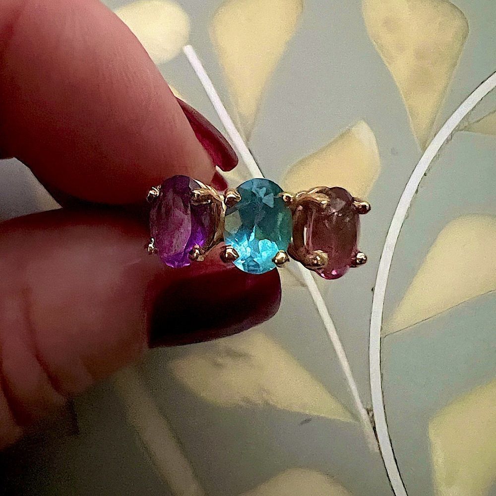 14k birthstone ring.